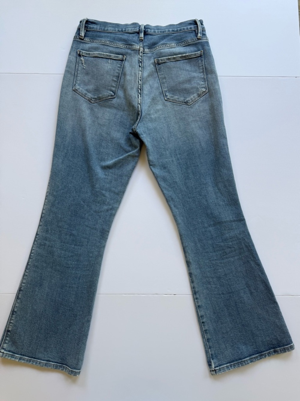Frame Denim Washed Blue Flare Jeans Le Sylvie kick boot size 29 - Picture 3 of 7